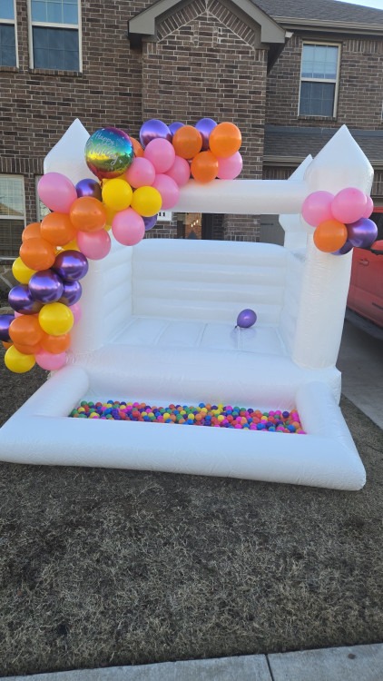 White Bounce Houses