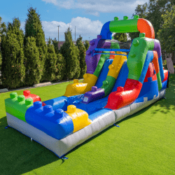Sparkle's Block Party 12ft Slide and Pool Only (Wet)