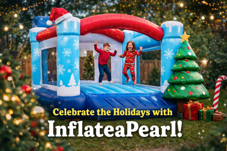 Holiday Bounce House Setup in McKinney TX