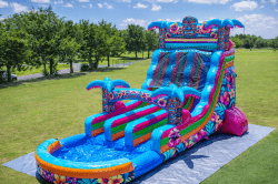 18ft Bridget’s Aloha Splash – Dual Lane Water Slide